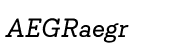 Emy Slab Regular Italic