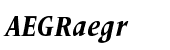 Frutiger&reg; Serif Pro Condensed Heavy Italic