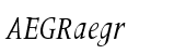 Frutiger&reg; Serif Pro Condensed Italic
