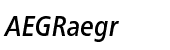 Neue Frutiger&reg; Pro Condensed Medium Italic