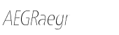 Neue Frutiger&reg; Pro Condensed Ultra Light Italic