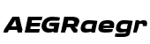 Quagmire Bold Extended Italic