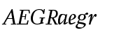 Zocalo Banner Regular Italic