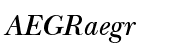 New Baskerville Semi Bold Italic