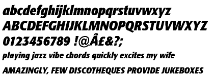 Formata® Pro Bold Condensed Italic