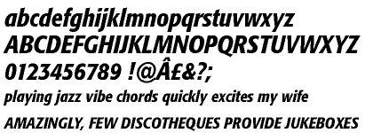 Formata® Pro Medium Condensed Italic