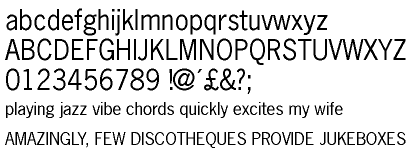 News Gothic&trade; Roman