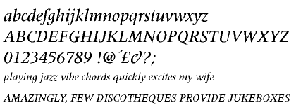 Meridien&trade; Medium Italic