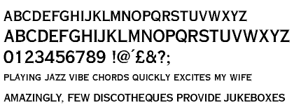 Copperplate Gothic&trade; 30 AB