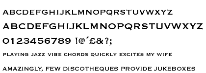 Copperplate Gothic&trade; 31 BC