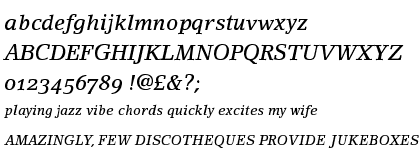 LinoLetter™ Medium Italic OsF