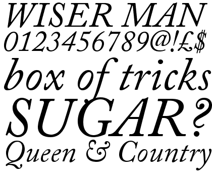 Adobe Caslon&trade; Pro Italic