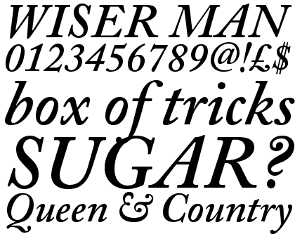 Adobe Caslon&trade; Pro Semibold Italic