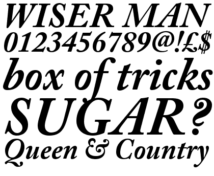 Adobe Caslon&trade; Pro Bold Italic