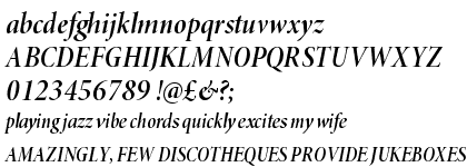 Minion&trade; Pro Semibold Condensed Italic Display