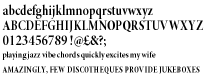 Minion&trade; Pro Bold Condensed Display