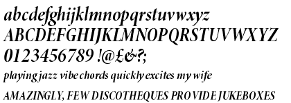 Minion&trade; Pro Bold Condensed Italic Display