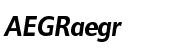 Delargo DT Condensed SemiBold Italic