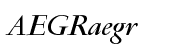 Garamond RR Bold Italic