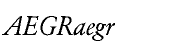 Garamond URW CE Regular Italic