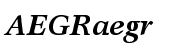 Garth Graphic Pro Bold Italic