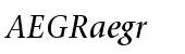 ITC Stone&reg; Serif Medium Italic
