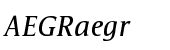 Satero&reg; Serif Pro Italic