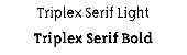 Triplex Serif