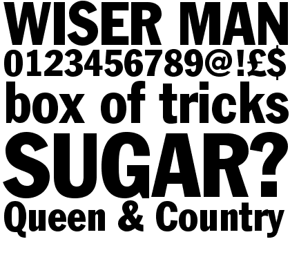 Franklin Gothic� Condensed