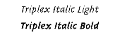 Triplex Italic