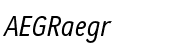 Alpha Regular Italic