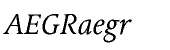 Linotype Syntax&trade; Serif Regular Italic