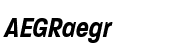 Paralucent Condensed Demi Bold Italic