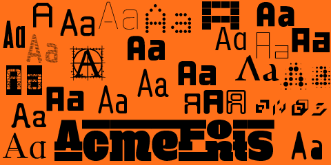 Acme Fonts Sampler