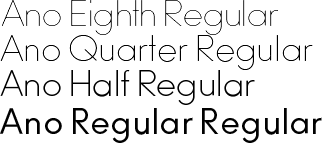 Ano Eighth-Quarter-Half-Regular Regular Package