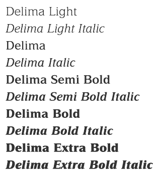 Delima Complete Family Pack Weights