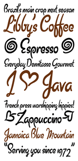 Typodermic Barrista font family