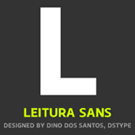 DSType Leitura Sans font family by Dino dos Santos