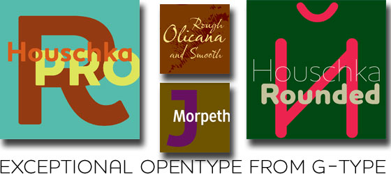 g-type opentype fonts