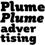 Plume Advertising font family from Dalton Maag