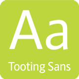 Tooting Sans font by Stuart Brown