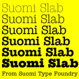 STF Suomi Slab font family