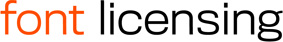 font licensing