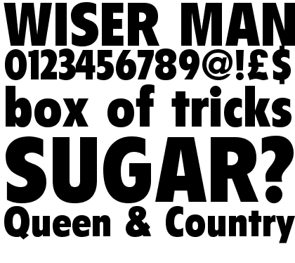 Flyer� Black Condensed