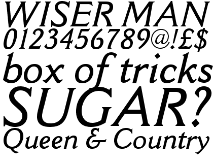 Cantoria&trade; Semibold Italic