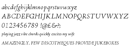 Adobe Jenson� Pro Light Italic