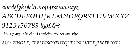 Adobe Jenson� Pro Italic