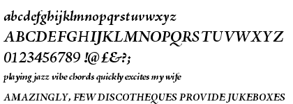 Adobe Jenson� Pro Bold Italic