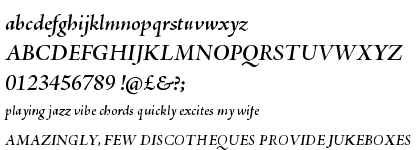 Adobe Jenson� Pro Semibold Italic Subhead