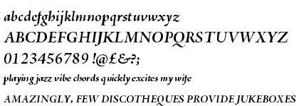 Adobe Jenson� Pro Bold Italic Subhead